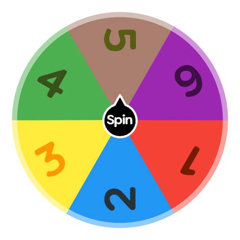 spin the wheel numbers